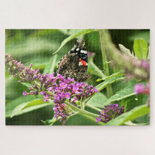 Red Admiral Butterfly Jigsaw Puzzle