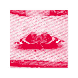 Red Admiral Butterfly Self Inking Stamp