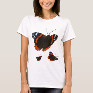 Red Admiral Butterfly T-Shirt