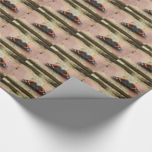 Red Admiral Butterfly Wrapping Paper