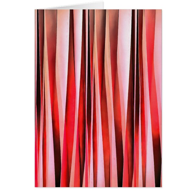 Red Adventure Striped Abstract Pattern (Front)