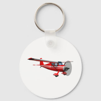 Red Aeroplane Key Ring