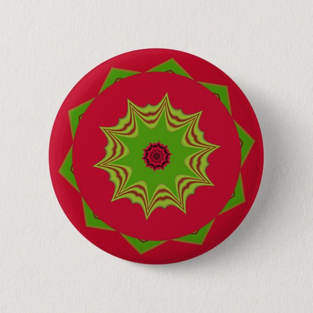 red African ethnic tribal pattern 6 Cm Round Badge (Front)