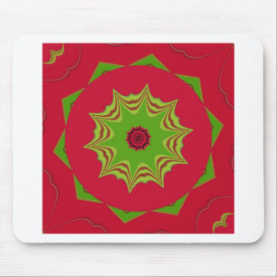 red African ethnic tribal pattern Mouse Pad