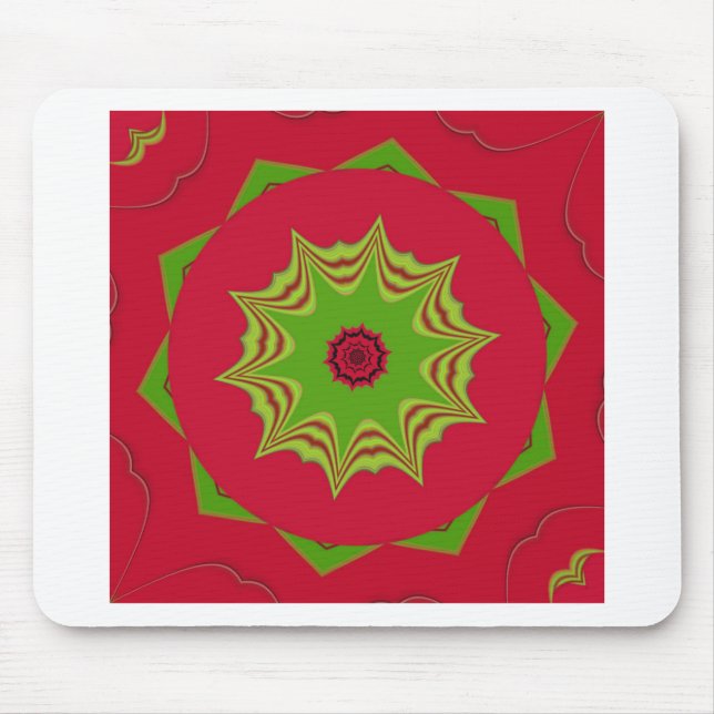 red African ethnic tribal pattern Mouse Pad (Front)