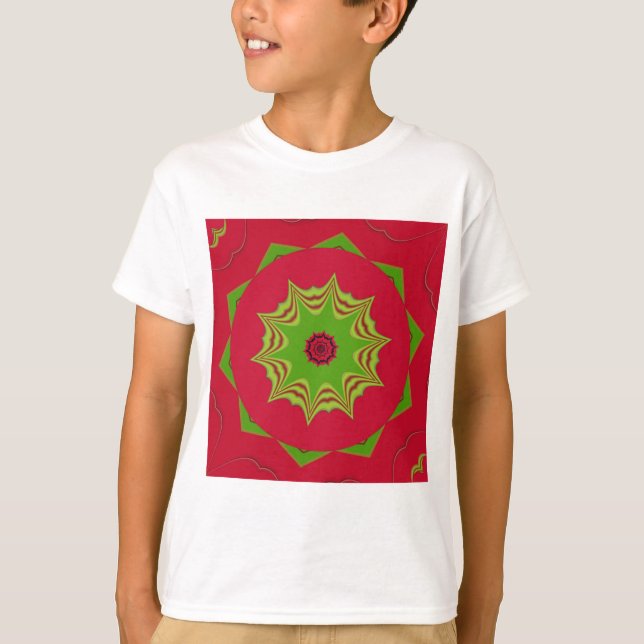 red African ethnic tribal pattern T-Shirt (Front)