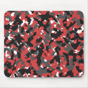Red Alert Camo Mouse Pad