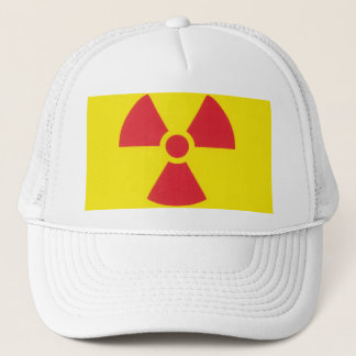 RED ALERT RADIATION WARNING! TRUCKER HAT