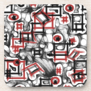Red All Over Coaster