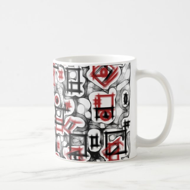 Red All Over Coffee Mug (Right)