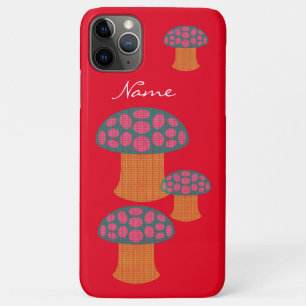Red Amanita Mushrooms Thunder_Cove  iPhone 11 Pro Max Case