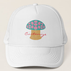 Red Amanita Mushrooms Thunder_Cove Trucker Hat