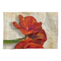 Red Amaryllis Kitchen Towel