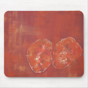 Red Ameoba Mouse Pad