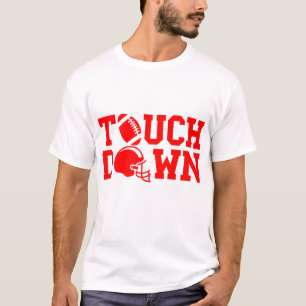 red american football touchdown sports T-Shirt
