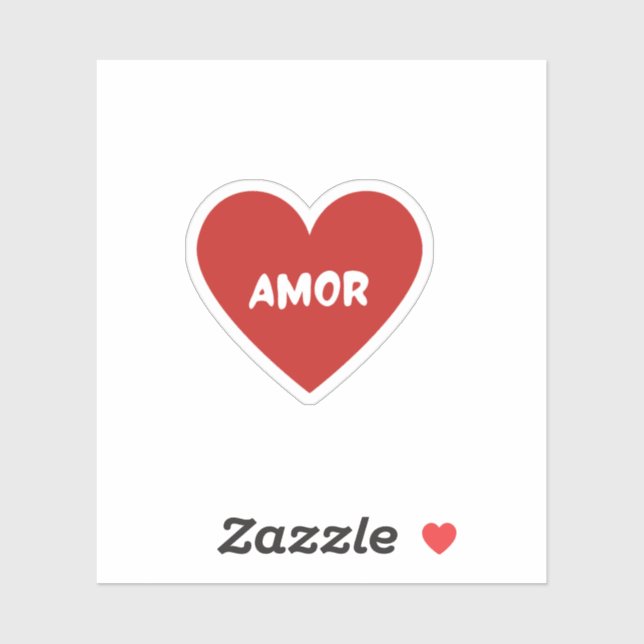 Red Amor Heart (Sheet)
