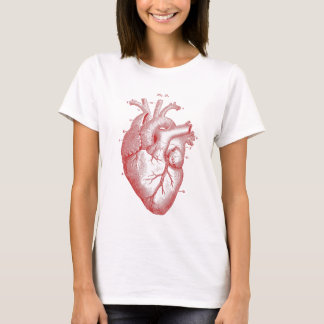 Red Anatomical Heart T-Shirt