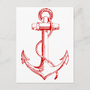 Red Anchor Postcard