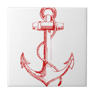 Red Anchor Tile