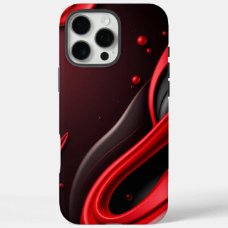 Red and Black 3D Gradient Mobile Backcover Case-Ma iPhone 16 Pro Max Case