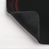 Red and Black Abstract Design. Mouse Pad (Corner)