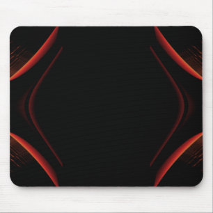 Red and Black Abstract Design. Mouse Pad