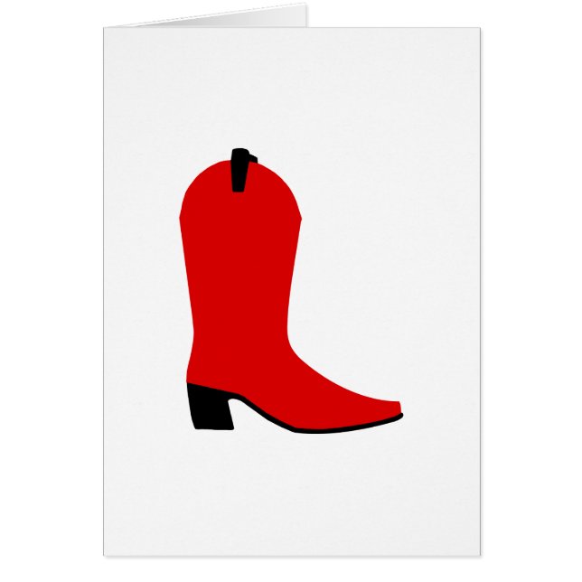 Red and Black Boot (Front)