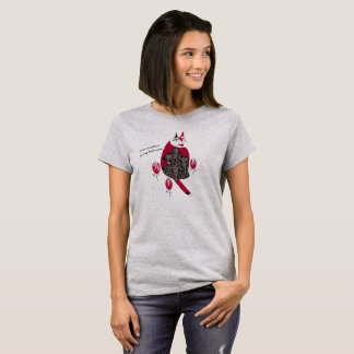 Red and black cat T-Shirt