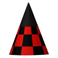 Red and black chequerboard
