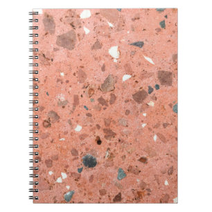 Red and Black Colourful Small Gravel Rocks Pebbels Notebook