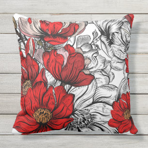 Red And Black Cushion