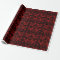 Red and Black Damask Pattern