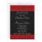 Red and Black Damask Wedding Invitations