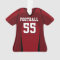 Red and Black Football Jersey