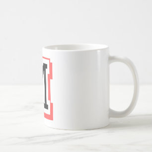 red and black letter M Coffee Mug
