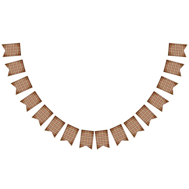 Red and black pattern bunting  (All)