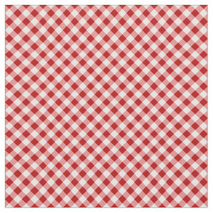Red and Black Plaid Buffalo Check Pattern Fabric