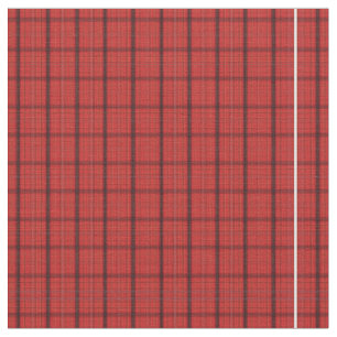 Red and Black Plaid Fabric