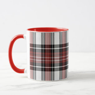 Red And Black Plaid Mug