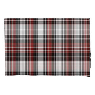 Red And Black Plaid Pillowcase