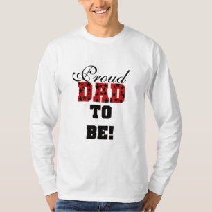 Red and Black Proud Dad to Be tshirts and Gifts