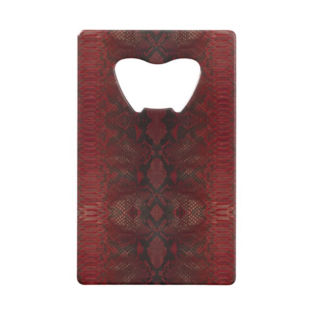Red and Black Python Print (Front)