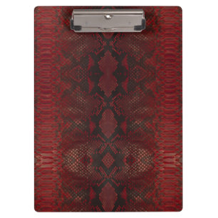 Red and Black Python Print Clipboard
