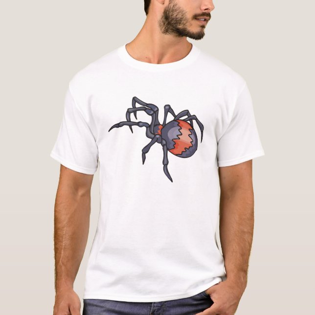 Red and Black Spider T-Shirt (Front)
