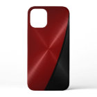 Red and Black Stainless Steel Metal