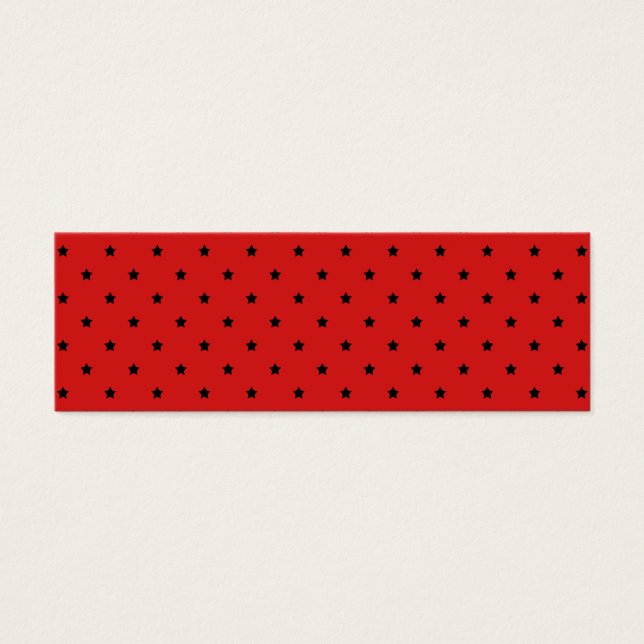 Red and Black Stars Pattern. (Front)