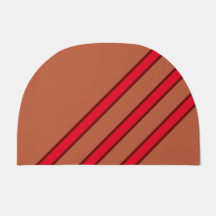 Red and Black Stripes on a Tan Background