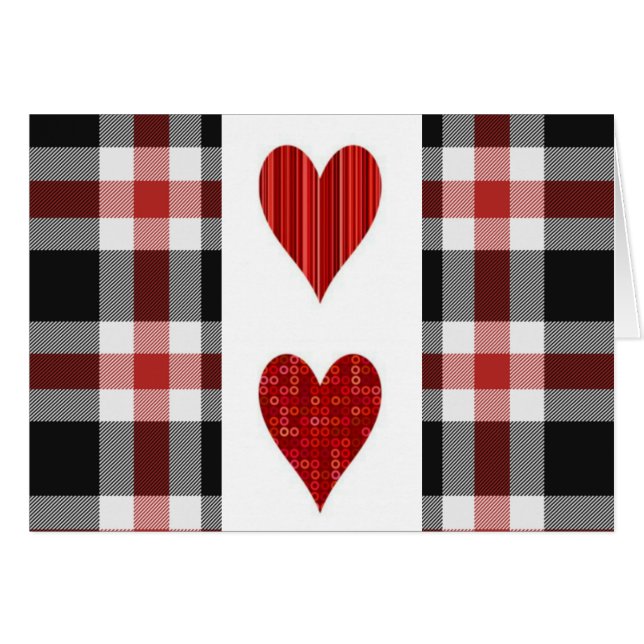 Red And Black Tartan (Front Horizontal)