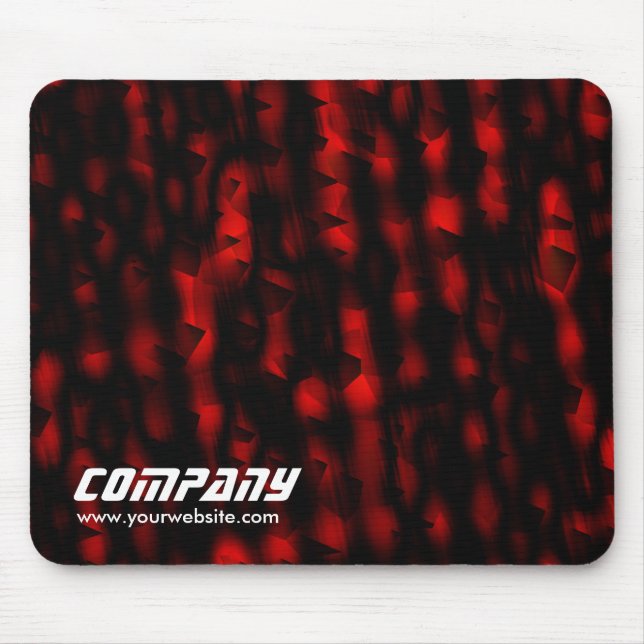 Red and Black Texture, Business Mouse Pad (Front)