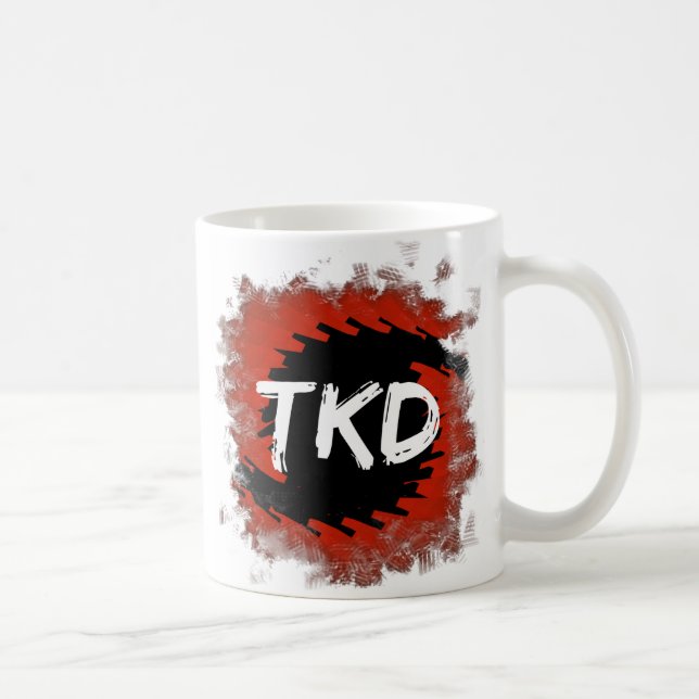 Red and Black TKD Hurricane Coffee Mug (Right)